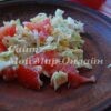 Салат с овощами и твердым сыром